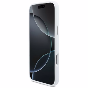 BMW M Silicon Horizontal Line MagSafe Ümbris jaoks iPhone 17 Pro Max - valge