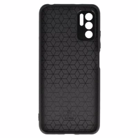 Tel Protect CARBON Ümbris jaoks Xiaomi Redmi Note 10 5G Must with punane stripe