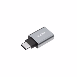 UNITEK Y-A025CGY kaabli liidese adapter USB Type-C USB Type-A Metallik