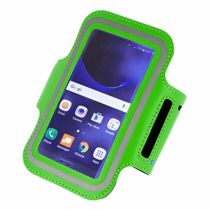 Armband SLIM Type 1 Ümbris jaoks Iphone 13/13Pro/14/14 Pro/15/15Pro/16/16 Pro/Samsung S21/S22/S23/S24 (5,5 Inches) Roheline
