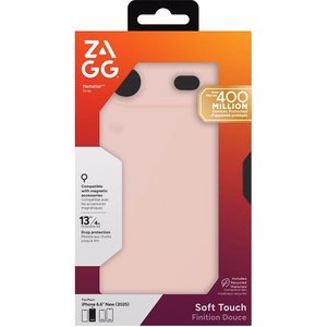 ZAGG case MANHATTAN SNAP compatible koos MagSafe jaoks IPHONE 17 Air roosa blush