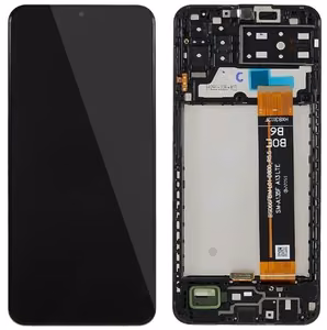 LCD screen Samsung A135 A13 4G 2022 koos touch screen ja frame Must original