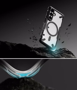 Ringke Fusion X Magnetic MagSafe Ümbris for Samsung Galaxy S26 - Clear must