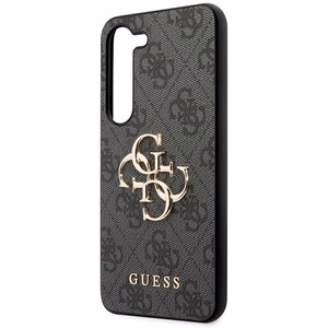 Guess 4G Big Metal Logo Ümbris jaoks Samsung Galaxy S24+ - must