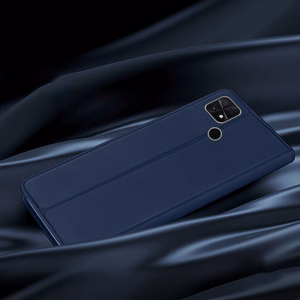 Dux Ducis Skin Pro puhul Oppo Reno 8 flip cover kaart rahakott stend must