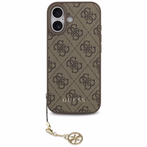 Guess 4G Charms Collection MagSafe ümbris jaoks iPhone 17 - brown