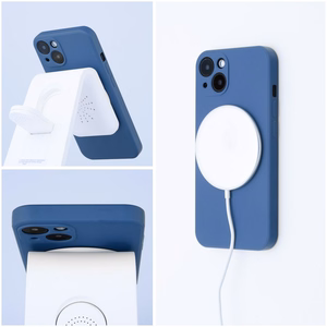 SILICONE MAG COVER korpus, mis ühildub MagSafe jaoks SAMSUNG A37 sinine