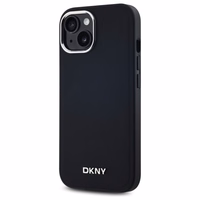 DKNY Plain Logo MagSafe iPhone 14 Ümbris - Must