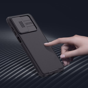 Nillkin CamShield Pro Case soomustatud ümbris Kaamera kaitsekate Samsung Galaxy A73 mustale mudelile