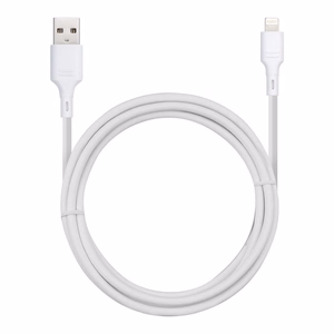 Kaabel USB A to Lightning Sinine Star 2,4A 1 m DC-001AL2.4 valge