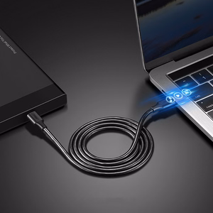Ugreen US286 USB-C - USB-C PD QC 3A 480Mb/s 2m kaabel - must