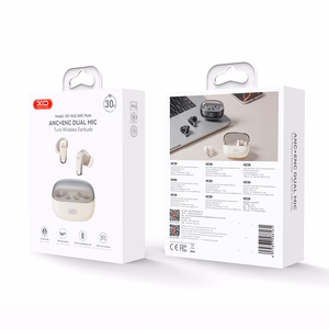 XO Bluetooth kõrvaklapid G42 TWS beež ANC + ENC