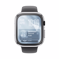 AmazingThing Radix Klaas Ekraanikaitse koos Ümbris jaoks Apple Kell Seeria 11 46mm - läbipaistev