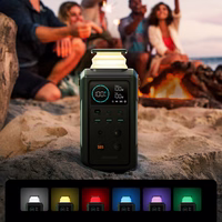 Powerbank Joyroom JR-PBF10 75000mAh 100W 3x USB-C 3x USB-A kokkupandava taskulambi ja käepidemega - roheline