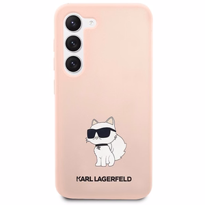 Karl Lagerfeld KLHCS23MSNCHBCP S23+ S916 hardcase roosa/roosa Silicone Choupette