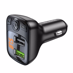 Borofone BC41 Bluetooth MP3 mängija / FM modulaator (hands free, microSD, QC3.0 USB-A, USB-A 5V/1A)
