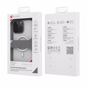 Comma ümbris Elemental Mag jaoks iPhone 15 Pro Max läbipaistev