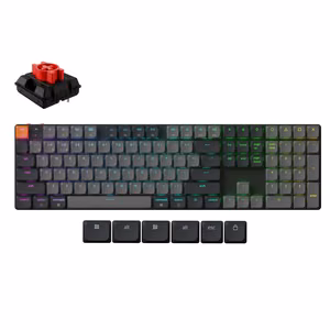 Juhtmevaba klaviatuur KEYCHRON K5 RGB must