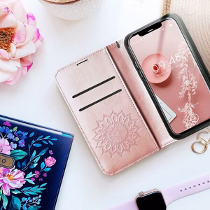 MEZZO Book ümbris jaoks SAMSUNG A32 5G mandala rose kuldne