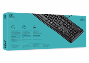 Logitech klaviatuur K120 ettevõtetele