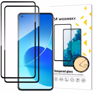 Wozinsky Full Glue Karastatud klaas jaoks Xiaomi Redmi Note 14S, 2-pack