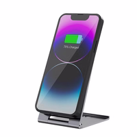 Juhtmevaba laadija Forcell F-Energy Flip Charge USB C Qi2 15W compatible with MagSafe hõbedane 0INT