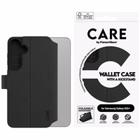CARE by PanzerGlass Feature Wallet Kickstand Ümbris jaoks Samsung Galaxy S25+ - Must