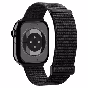 Spigen WBF01 rihm mudelitele Apple Watch 44 / 45 / 46 / 49 mm, must