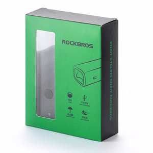 Rockbros 24710012001 eesmine jalgrattatuli 800 lm + USB-C - USB-A kaabel - must