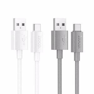 Kaabel USB A to USB C Hoco 3A 1 m X107 valge