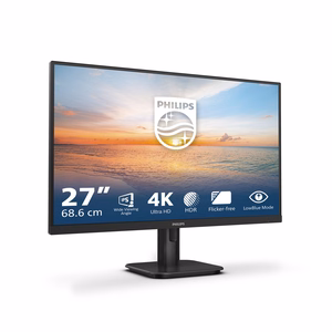 Philips 27E1N1800A/00 monitor 68,6 cm (27") 3840 x 2160 pikslit 4K Ultra HD LED must