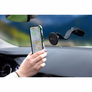 Magnetic car phone hoidja compatible with Magsafe Forcell F-Grip MagFlex windshield / dashboard must