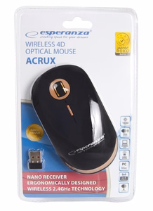 Esperanza EM127 Mouse RF Wireless Optical 1600 DPI must