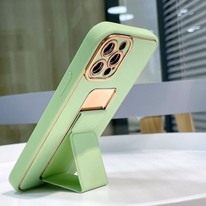 Uus Kickstand Case kate Samsung Galaxy A12 5G jaoks koos statiiviga roheline