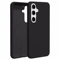 Etteri Silikoon Mag ümbris for Samsung Galaxy S25 must