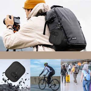 Tech-Protect Slim Hook ümbris Samsung Galaxy Buds 3 / 3 FE / 3 Pro jaoks - must