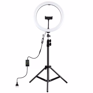 LED Ring Lamp 30cm Koos Desktop Tripod Mount Up To 1.1m, Phone Clamp