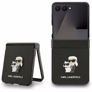 KARL LAGERFELD ümbris jaoks SAMSUNG Z Flip7 KLHCZF7SAPKCNPK (Saffiano KC PIN) must