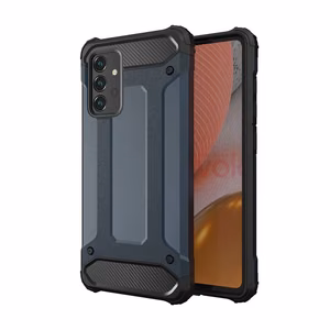 Hybrid Armor Camshield with Camera Cover and Metal Ring jaoks Samsung Galaxy S25+ - sinine