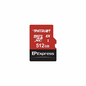 Patriot EP Express PEF512GEPEXMCX – 512 GB microSDXC memory card, up to 800/600 MB/s
