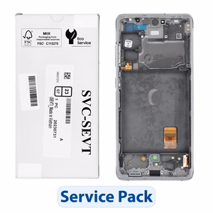 ServicePack LCD Display SAMSUNG S20 FE 4G/5G G780F/G781F GH82-31329B White