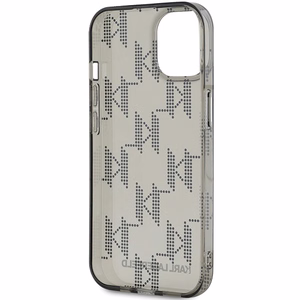 Karl Lagerfeld IML Mono KL Pattern & Cord ümbris jaoks iPhone 15 / 14 / 13 - must