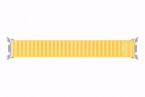 Kollane Samsung SVL33LY Fabric Band kangast kellarihm (M/L) Galaxy Watch9 ja Galaxy Watch8 mudelitele