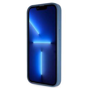Guess GUHCP14LP4TDSCPB iPhone 14 Pro 6.1" blue/blue hardcase Crossbody 4G Metal Logo