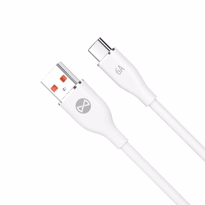 Forever kaabel USB - USB-C 1,0 m 6A valge