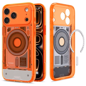 Spigen Ultra Hybrid MagSafe ümbris iPhone 18 Pro / 17 Pro jaoks, oranž