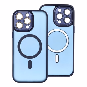 VARIETE MAG COVER Ümbris compatible koos MagSafe jaoks IPHONE 14 tumesinine sinine
