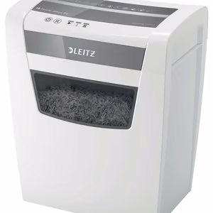 Leitz IQ Home Office P-4 paberipurustaja, tükeldav lõige, 22 cm, valge