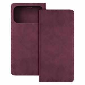 Bordoopunane TFO Smart Suede klapiga rahakottümbris – Apple iPhone 17 Pro Max ja iPhone 18 Pro Max mudelitele