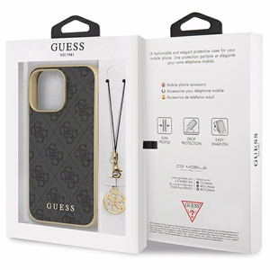 Guess 4G Charms Collection ümbris jaoks iPhone 14 Pro - hall